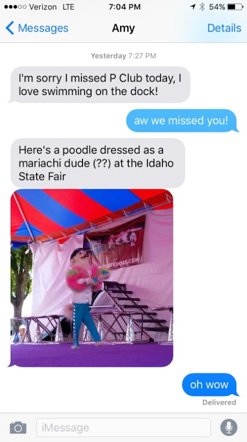 When Teresa called me