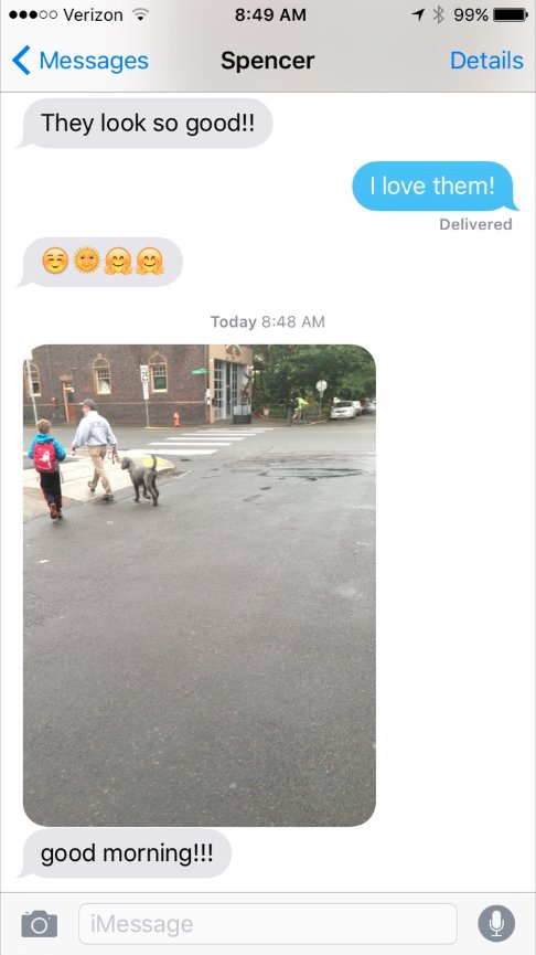 When Teresa called me