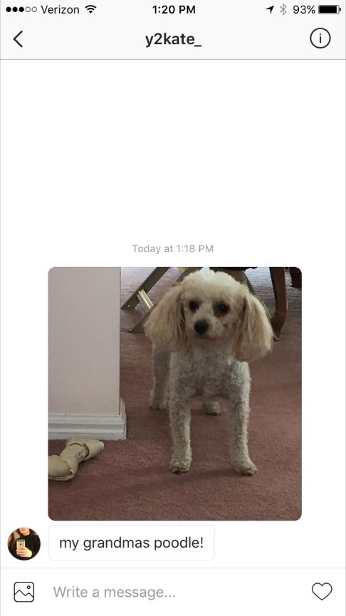 When Teresa called me