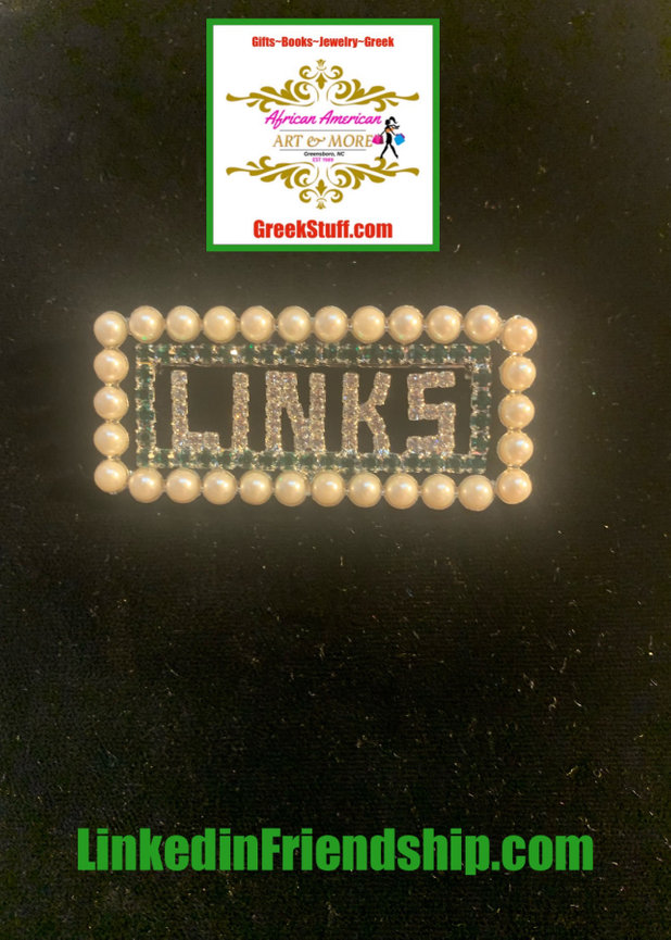 Links Crystal Pin (Rectangular)