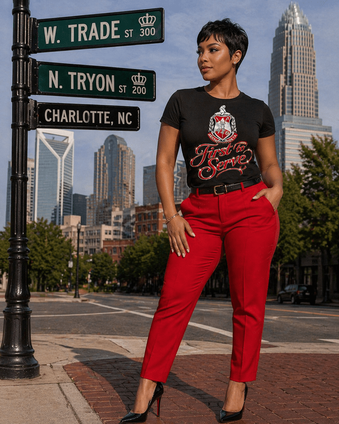 DST First to Serve Bling Tee