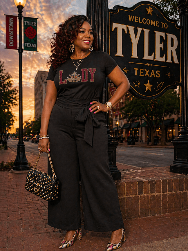 TLOD Lady Bling Tee (Black)