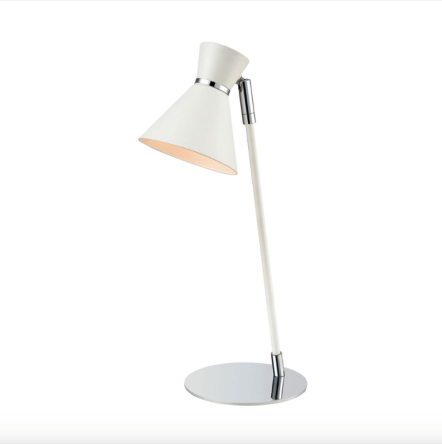 Glam White Desk Lamp Your Perfect Dorm