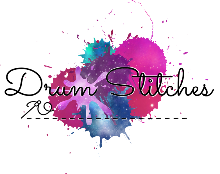 Drum Stitches Sewing - Jenna Drum Logo