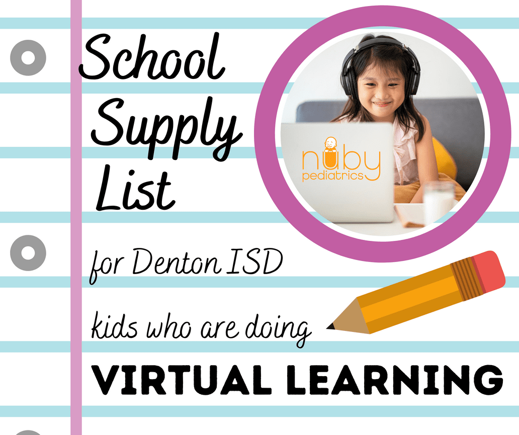 SCHOOLSUPPLYLISTDENTONISDTEXASNUBYPEDIATRICS Nuby Pediatrics
