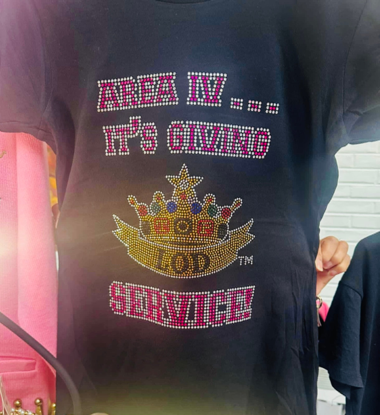 TLOD Area IV Giving Bling Tee (Black) - GreekStuff