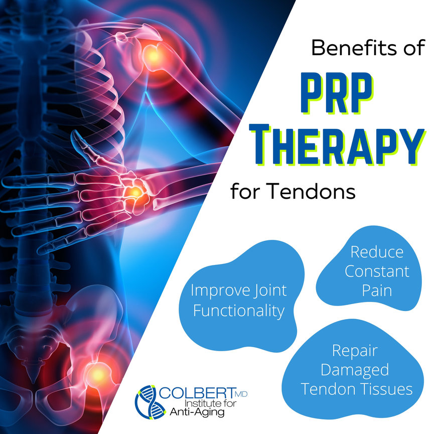 Benefits-Of-PRP-Therapy-For-Tendons - Colbert Institute of Anti Aging