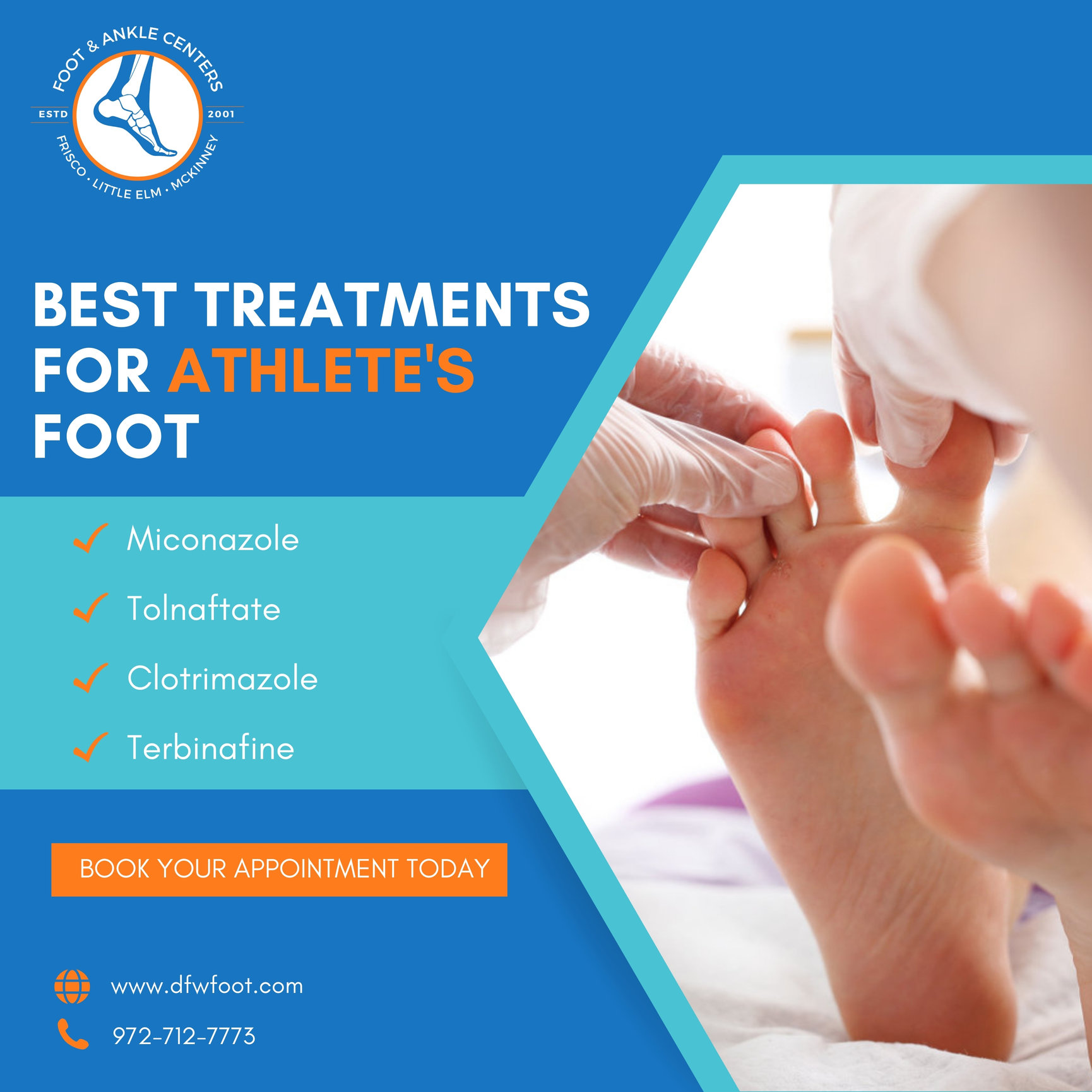 Best Treatments for Athlete's Foot in Frisco, Little Elm, and McKinney ...