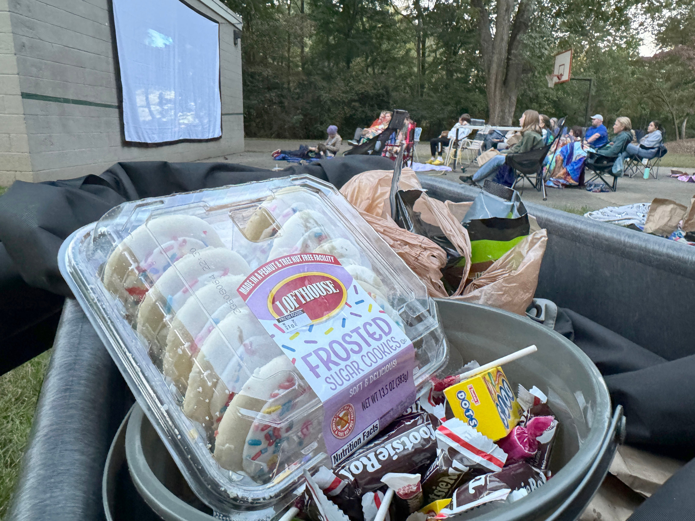 Photo of cookies and candy from the Fall 2024 Movie Night at Friendly.